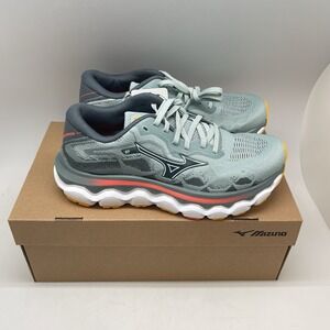 Mizuno Sneakers Womens 7.5 Wave Horizon 7 411442 Running Gray Gym Sneakers New